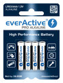 Baterie alkaliczne everActive Pro Alkaline LR03 AAA - 40 sztuk