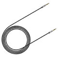 Baseus kabel audio Yiven M30 jack 3,5 mm - jack 3,5 mm 1,5 m srebrno-czarny