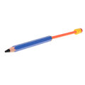 Sikawka plastikowa na wodę w kształcie ołówka niebieska 54 cm