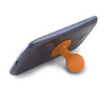Silikonowa podstawka z przyssawką do smartfonów / tabletów pomarańczowa