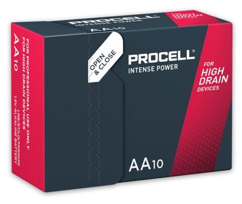 Baterie alkaliczne Duracell Procell INTENSE LR6 / AA (10 sztuk)