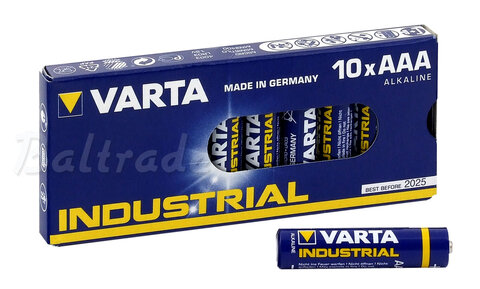 Baterie alkaliczne Varta Industrial LR03/AAA 10x2 (20 sztuk)