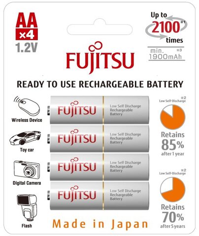 Akumulatorki Fujitsu R6/AA 2000mAh HR-3UTCEX