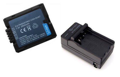 Akumulator CGA-DU07 do Panasonic + ładowarka 230V/12V