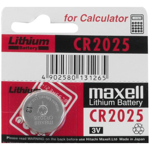 Bateria guzikowa / litowa mini Maxell CR2025