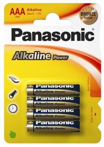 Baterie Panasonic Power Alkaline LR03 AAA