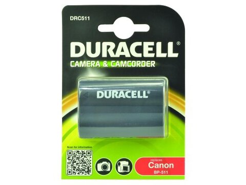 Akumulator DURACELL BP-511 BP-508 BP-511A BP-512 do Canon Li-ion Premium