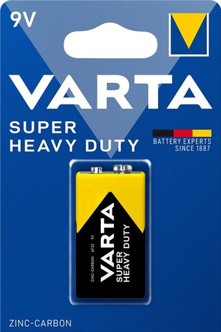 Baterie 6F22 / 9V Varta Superlife 5 sztuk