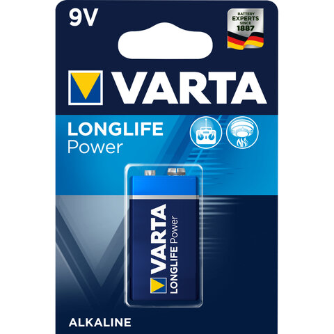Baterie alkaliczne Varta Longlife Power 6LR61/9V 4922 (High Energy) 10 sztuk