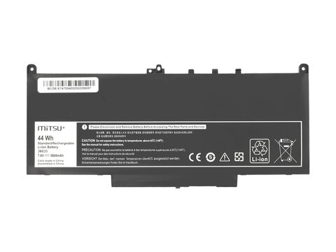 Bateria Mitsu do Dell Latitude E7270, E7470 (5800mAh) R1V85 451-BBSY