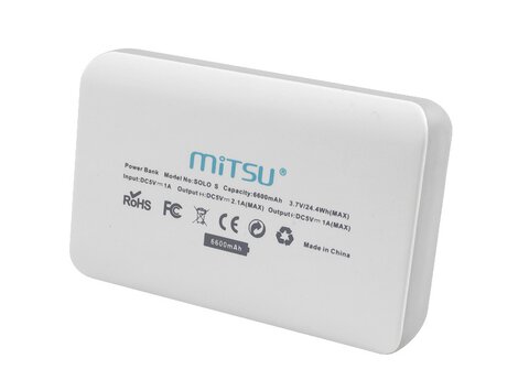 Bateria przenośna Mitsu PowerBank SOLO 3 6000 mAh