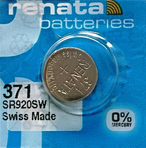 Bateria srebrowa mini Renata 371 / SR920SW (10 sztuk)