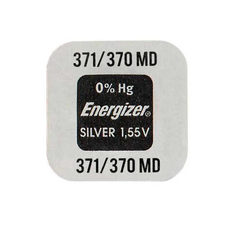 Bateria zegarkowa / srebrowa mini Energizer 371-370 (10 sztuk)