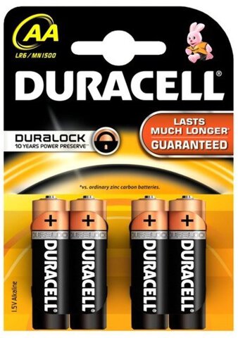 Baterie alkaliczne Duracell Basic C&B LR6 AA (blister)