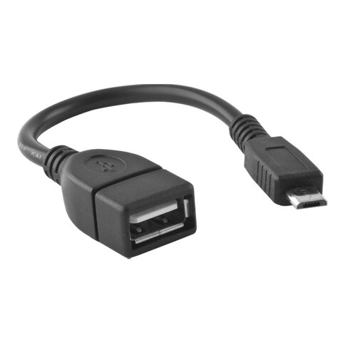 Forever adapter USB - microUSB czarny
