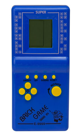  Elektroniczna gierka Tetris niebieska