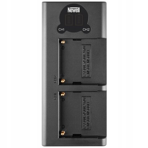 Ładowarka LCD + 2x akumulator Newell NP-F750 NP-F760 NP-F770 do Sony