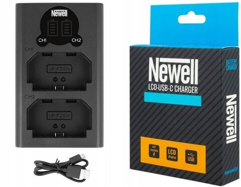 Ładowarka LCD + akumulator Newell NP-FZ100 do Sony