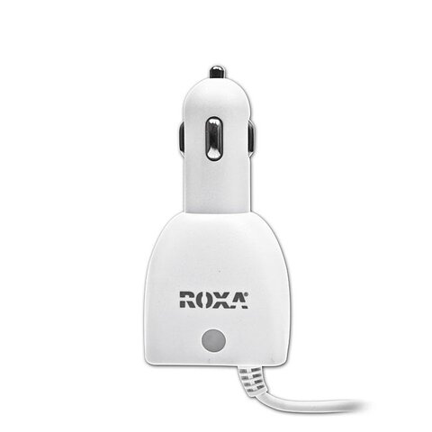 Ładowarka USB samochodowa Roxa kabel micro USB +  2 gniazda USB 4,8A