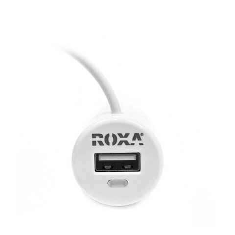 Ładowarka USB samochodowa Roxa kabel micro USB + gniazdo USB 2,4A