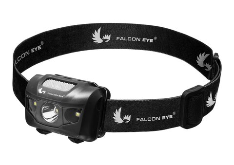 Latarka czołowa Falcon Eye Orion FHL0012 + 4x baterie Panasonic Power Alkaline LR03 AAA 