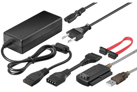 Mostek adapter Goobay 50847 USB 2.0 na SATA, IDE 2,5", 3,5"
