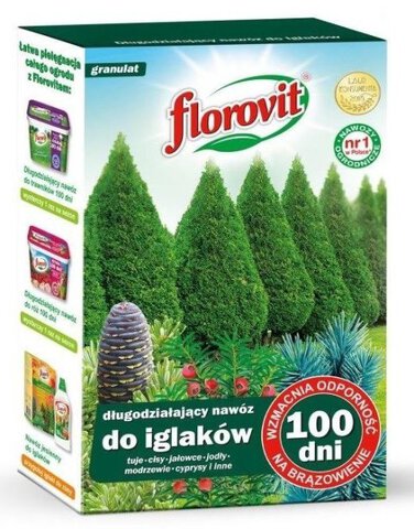 Nawóz granulowany Florovit  do roślin iglastych 100dni 1kg