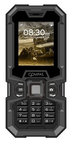 Pancerny wodo i wstrząsoodporny telefon Dual SIM Compas OffRoad