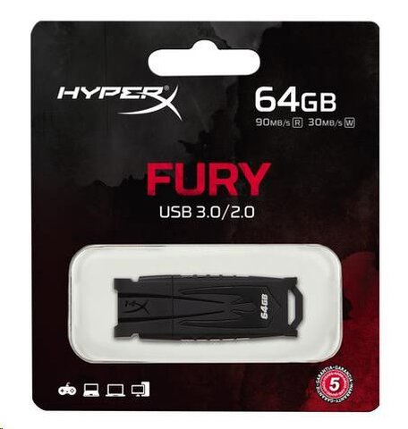 Pendrive USB 3.0 Kingston HyperX FURY 64GB
