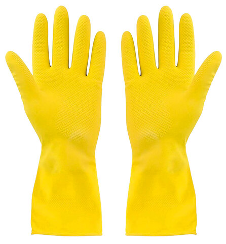 Rękawiczki gospodarcze żółte rozmiar L