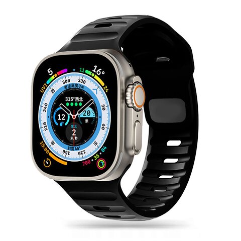 Pasek Tech-Protect ICONBAND LINE do Apple Watch 4 / 5 / 6 / 7 / 8 / SE / Ultra (42 / 44 / 45 / 49 mm) czarny