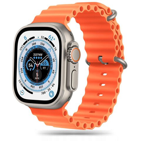 Pasek Tech-Protect ICONBAND PRO do Apple Watch 4 / 5 / 6 / 7 / 8 / SE / Ultra (42 / 44 / 45 / 49 mm) pomarańczowy