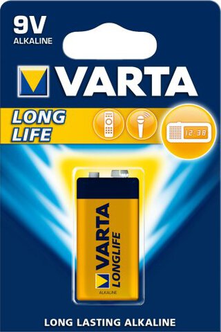 Bateria alkaliczne Varta Longlife 6LR61/9V 2 sztuki
