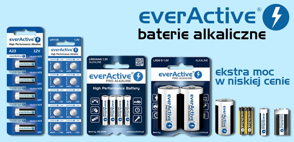 Baterie Alkaliczne everAcrive