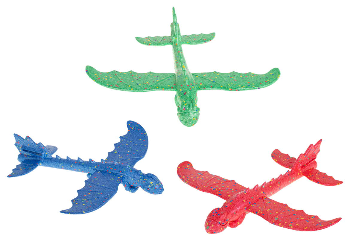 Samolot styropianowy - kolory