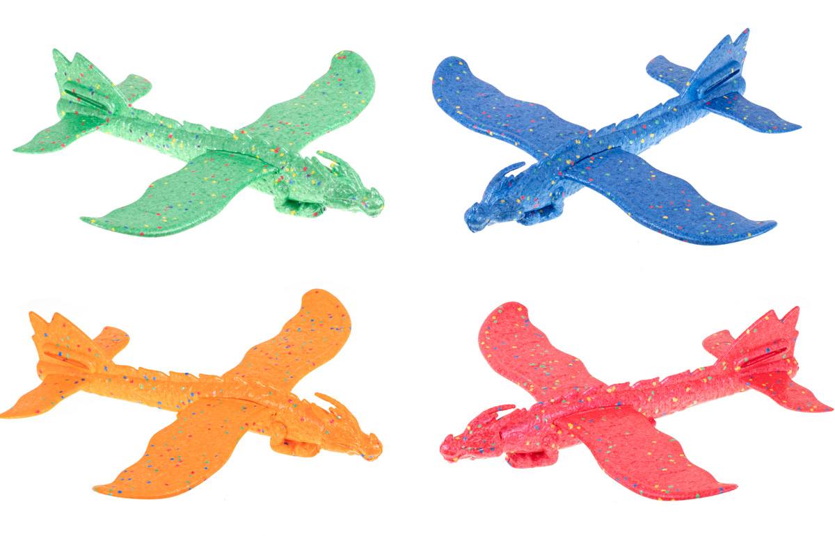 Samolot styropianowy - kolory