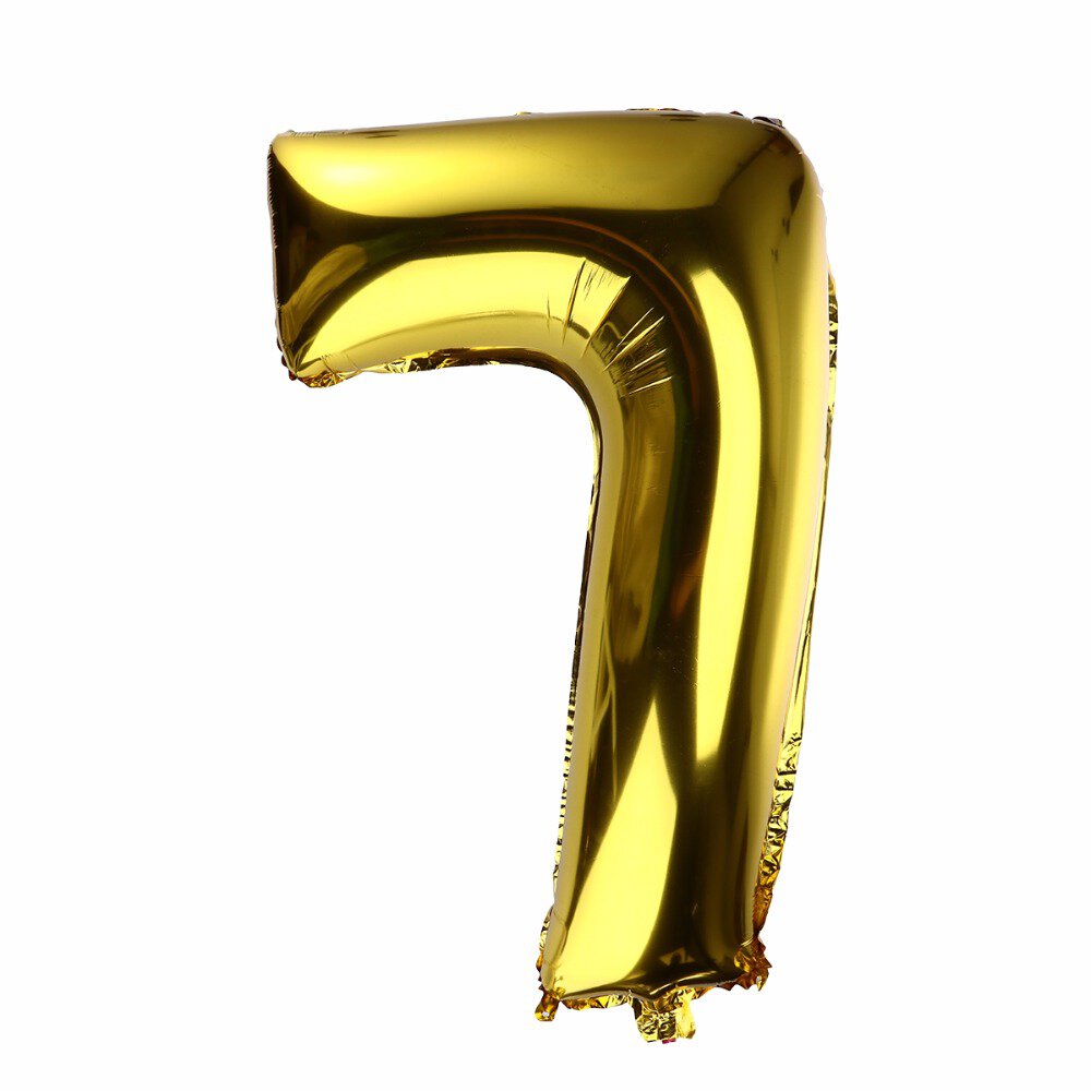 Balon urodzinowy - cyfra 7