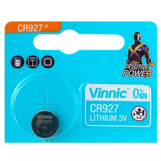 Bateria litowa Vinnic CR927 3V