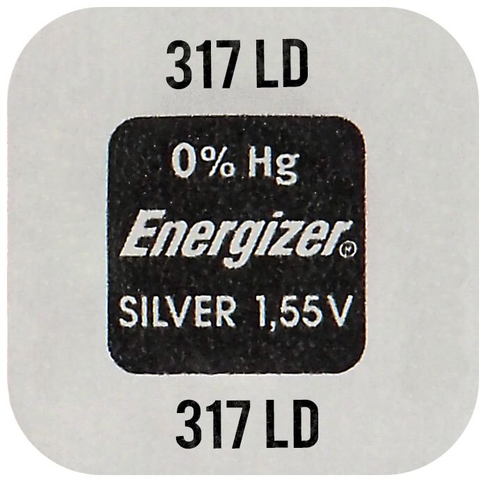 Bateria srebrowa Energizer 317