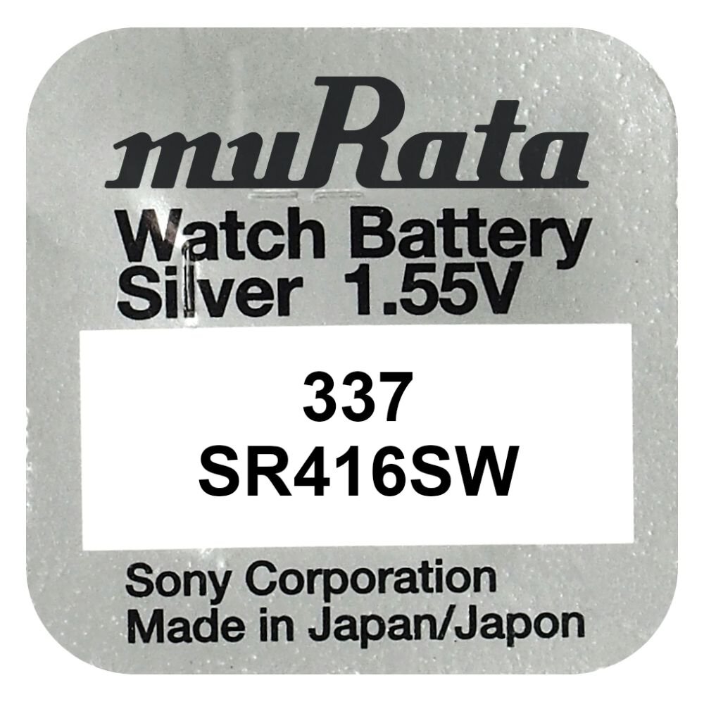 Bateria srebrowa Maxell 337