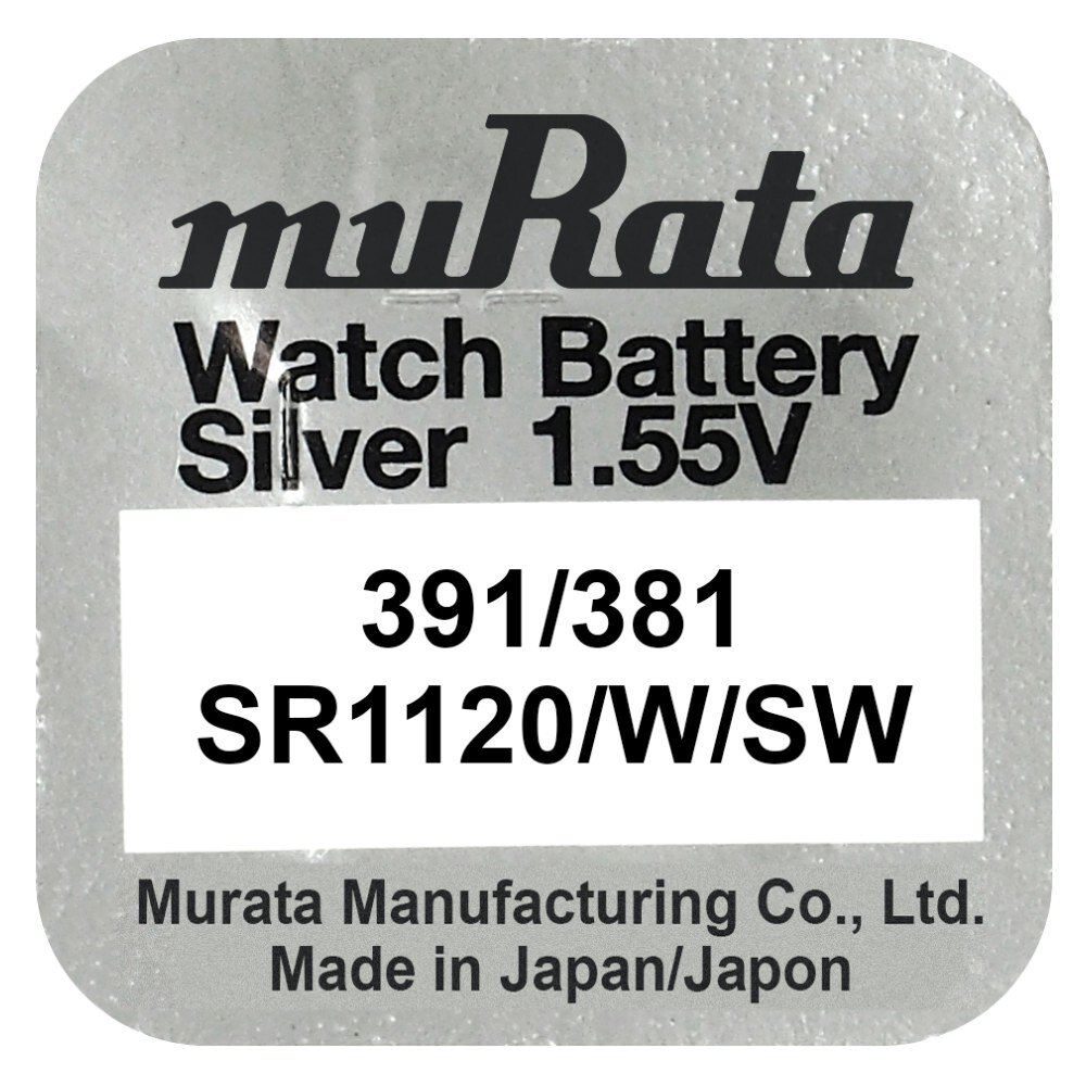Bateria srebrowa Murata 381