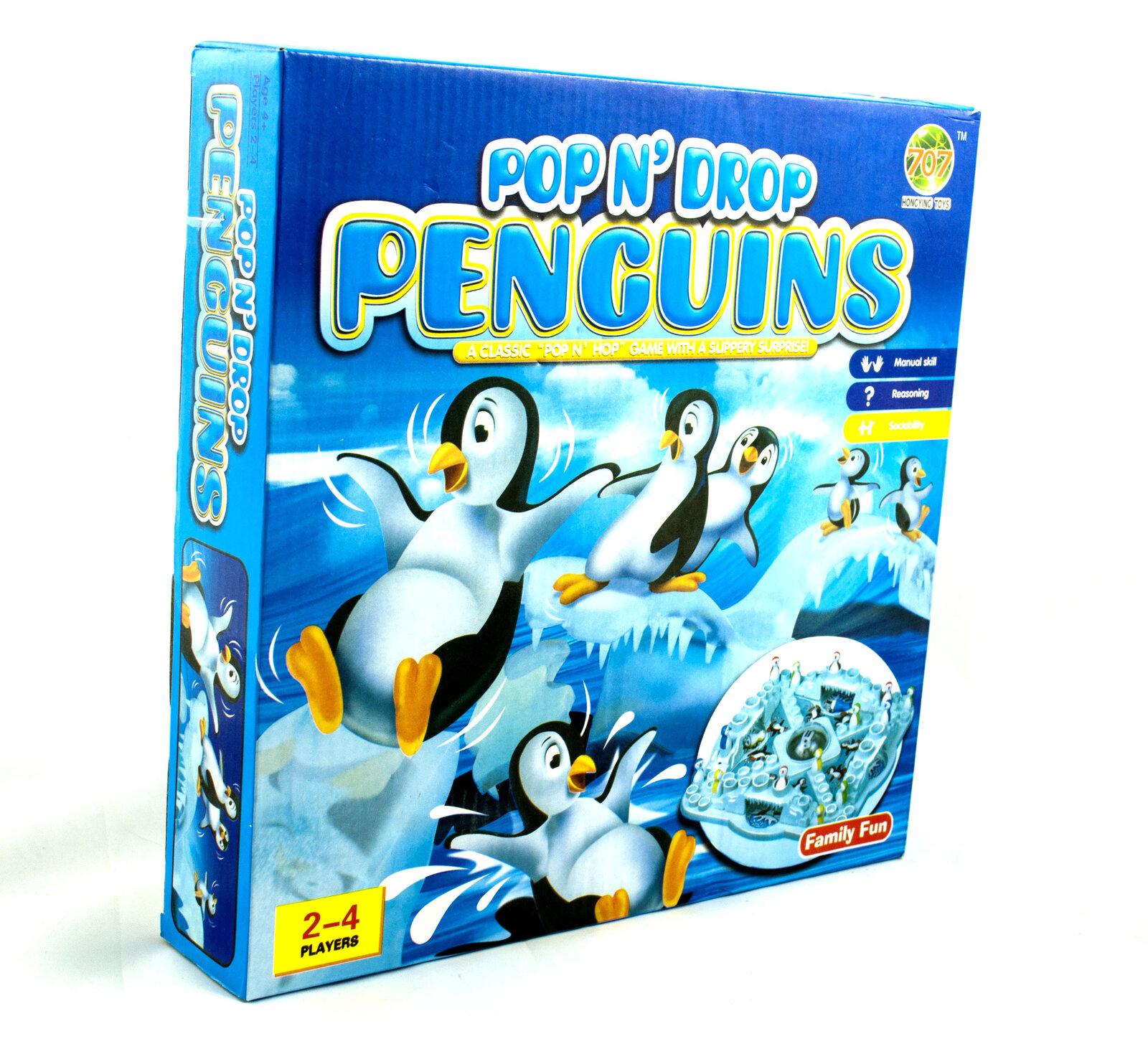 Gra planszowa wyścigi pingwinów chińczyk - opakowanie