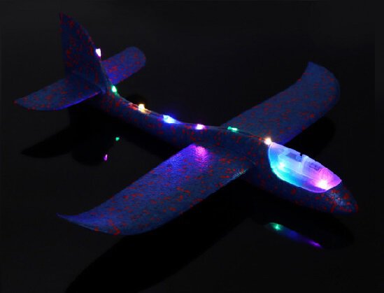 Samolot styropianowy - led Samolot styropianowy - led