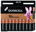 Baterie alkaliczne AA / LR6 Duracell Basic (18 sztuk)