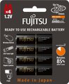 Latarka diodowa MacTronic PM520 Industrial + akumulatorki Fujitsu BLACK R6 AA 2550mAh