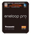 4 x Panasonic Eneloop PRO R03/AAA 930mAh BK-4HCDE (sliding pack)