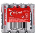 4 x bateria cynkowo-węglowa Maxell R6 / AA (taca)