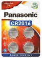 Bateria litowa Panasonic CR2016 (4 sztuki)