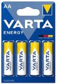 4 x Varta ENERGY LR6/AA Value Pack 4106