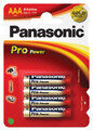 4 x Panasonic Alkaline PRO Power LR03/AAA (blister)